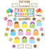 ASHLEY PRODUCTIONS Ashley Productions® Smart Poly® Mini Bulletin Board Set, Birthday Donutfetti Design, 33 Pieces