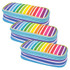 TEACHER CREATED RESOURCES Teacher Created Resources® Colorful Stripes Pencil Case, Pack of 3