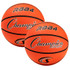 CHAMPION SPORTS Champion Sports Intermediate Rubber Basketball, Size 6, Orange, Pack of 2