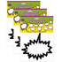 TEACHER CREATED RESOURCES Teacher Created Resources® Superhero Black & White Speech/Thought Bubbles Accents, 30 Per Pack, 3 Packs