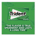 MONDELEZ INTERNATIONAL Trident® MOZ01106 Sugar-Free Gum, Spearmint, 14 Sticks/Pack, 12 Packs/Box