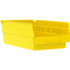 Akro-Mils Plastic Nesting Storage Shelf Bin 30130 - 6-5/8""W x 11-5/8""L x 4""L Yellow p/n 30130YELLO