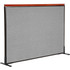 Global Industrial Interion® Deluxe Freestanding Office Partition Panel 60-1/4""W x 43-1/2""H Gray p/n 694848FGY