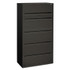 HON COMPANY 785LS Brigade 700 Series Lateral File, 4 Legal/Letter-Size File Drawers, 1 File Shelf, 1 Post Shelf, Charcoal, 36" x 18" x 64.25"
