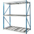 Hallowell HBR604887-3S-WW Storage Racks; Rack Type: Bulk Rack Starter Unit ; Overall Width (Inch): 60 ; Overall Height (Inch): 87 ; Overall Depth (Inch): 48 ; Material: Steel ; Color: Light Gray; Marine Blue