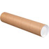 Global Industrial Mailing Tubes With Caps 4"" Dia. x 36""L 0.08"" Thick Kraft 15/Pack p/n B69093