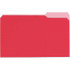 UNIVERSAL UNV10523 File Folders with Top Tab: Legal, Red, 100/Pack