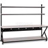 Kendall Howard Llc Kendall Howard™ 96"" Performance 200 Series LAN Station with Full Bottom Shelf Folkstone Gray p/n 5000-3-200-96