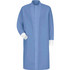 Vf Imagewear Inc Red Kap® Gripper-Front Butcher Coat W/Knit Cuffs Pocket-less Spun Polyester Light Blue XL p/n KS60LBRGXL