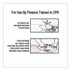 FIRST AID ONLY, INC. 730009 CPR Face Shield with Elastic Ear Bands, Fits Adults and Children