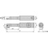 Widia 2832414 Indexable Boring Bars; Minimum Bore Diameter (Decimal Inch): 0.2850 ; Maximum Bore Depth (Decimal Inch): 0.7500 ; Maximum Bore Depth (Inch): 3/4 ; Toolholder Style: CSBI ; Tool Material: Steel ; Shank Diameter (Decimal Inch): 0.3750