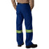 CODET NEWPORT CORP Big Bill Heavy Work Pants Reflective Material Flame Resistant 52W x 34L Blue p/n 1435US9/OS-34-BLR-52