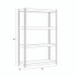 ALERA SU601630P Steel Shelving with Particleboard Shelves, Four-Shelf, 30w x 16d x 60h, Steel, Black