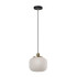 ADESSO INC Adesso 4276-21  Hazel Pendant Lamp, 10inW, Frosted Glass Shade/Antique Brass Base