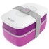 CHICA BELLA, INC. BENTGO-P Bentgo Classic All-In-One Lunch Box Container, 3-13/16inH x 4-3/4inW x 7-1/8inD, Purple