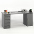 Tennsco Corp Tennsco® Pedestal Workbench 4 Drawers & Cabinet 72""W x 30""D Gray p/n 3072T-4-1