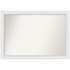 UNIEK INC. Amanti Art A42707223072  Non-Beveled Rectangle Framed Bathroom Wall Mirror, 28in x 40in, Blanco White