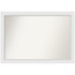 UNIEK INC. A42707223072 Amanti Art Non-Beveled Rectangle Framed Bathroom Wall Mirror, 28in x 40in, Blanco White