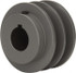 Value Collection 2BK32-1-1/8 1-1/8" Bore Diam, 3.35" OD, Finished Bore Two Groove Sheave