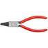 Knipex 22 01 140 Long Nose Pliers; Pliers Type: Round Nose Pliers ; Jaw Texture: Smooth ; Jaw Length (Inch): 1-7/64 ; Jaw Width (Inch): 21/32 ; Jaw Bend: 0.17 ; Handle Type: Comfort Grip