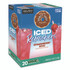 KEURIG DR PEPPER The Original Donut Shop® 0237 ICED Refreshers K-Cup Pods, Strawberry Acai, 20/Box
