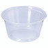 FABRI-KAL PK5SC Microwavable Deli Containers, 5 oz, 3.6" Diameter x 1.8" h, Clear, Plastic, 1,000/Carton