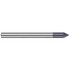 Harvey Tool 722030-C3 Chamfer Mills; Cutter Head Diameter (Fractional Inch): 1/2 ; Cutter Head Diameter (Decimal Inch): 0.5000 ; End Type: Single ; Shank Diameter (Decimal Inch): 0.5000 ; Shank Diameter (Inch): 1/2 ; Overall Length (Inch): 2-1/2in