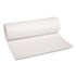BOARDWALK 3858EXH Low-Density Waste Can Liners, 60 gal, 0.6 mil, 38" x 58", White, Perforated Roll, 25 Bags/Roll, 4 Rolls/Carton