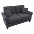 Bush Ind Inc Bush Business Furniture Coventry Loveseat Sofa 61""W x 33-7/16""D x 35-3/4""H Dark Gray p/n CVJ61BDGM-03K