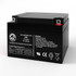 Battery Clerk LLC AJC® Dual-Lite 120537 Emergency Light Replacement Battery 26Ah 12V NB p/n AJC-D26S-J-0-187092