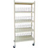 Omnimed Inc. Omnimed® Standard Vertical Open Chart Rack 40 Binder Capacity Beige p/n 260004-BG