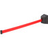 Global Industrial™ Magnetic Retractable Belt Barrier Black Case W/15' Red Belt p/n 708418RD