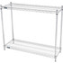 Global Industrial Nexel® 2 Shelf Chrome ESD Wire Shelving Unit Starter 42""W x 18""D x 34""H p/n B2351796