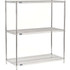 Global Industrial Nexel® 3 Shelf Stainless Steel Wire Shelving Unit Starter 30""W x 24""D x 54""H p/n B3149553