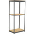 Global Industrial 3 Shelf Standard Duty Boltless Shelving Starter 36""W x 12""D x 48""H Wood Deck p/n B3165904