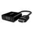 BELKIN COMPONENTS F2CD058 HDMI to VGA + 3.5mm Audio Adapter, 5", Black