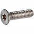 TAMPER-PRUF SCREWS INC 12-24 x 1/2"" Security Machine Screw - Flat Torx Head - 302HQ Stainless Steel - FT - UNC - 100 Pk p/n 91660