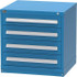 Vidmar XSEP1404ALBB Modular Steel Storage Cabinet: 30" Wide, 27.7969" Deep, 30" High
