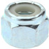 Value Collection B10088 Hex Lock Nut: Insert, Nylon Insert, 1/2-13, Grade 2 Steel, Zinc-Plated