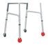 MABIS HEALTHCARE, INC. 510-1035-0800 Walkerballs Walker Tennis Ball Glides, Red, Pack Of 2