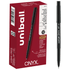Fine point rollerball pens create clear and crisp letters, numbers and graphics  Fine point rollerball pens with uni Super Ink are fade and fraud resistant, making them a great choice for everyday writing and creative projects.  Quick-drying roller ink helps you write without worrying about smudges or smears.  Convenient pocket clip ensures that your favorite fine point pens are always at hand.  0.7 mm fine point.  Comes in a pack of 12 black pens.
