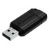 VERBATIM CORPORATION 49063 PinStripe USB 2.0 Flash Drive, 16 GB, Black