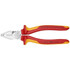 Knipex 02 06 180 Pliers; Jaw Texture: Serrated ; Plier Type: High Leverage; Combination ; Jaw Length (mm): 20.00 ; Jaw Width (mm): 56.00 ; Overall Length (Inch): 7-1/4in ; Handle Color: Red; Yellow