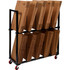 Dehnco Equipment & Supply Dehnco 2 Tier Carton Rack w/ 8 Dividers 54-1/2""L x 18""W x 52""H Black & White p/n CS-1101