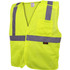 GSS Safety LLC GSS Safety 1801 Standard Class 2 5-Point Breakaway Vest Lime 4XL p/n 1801-4XL