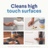 CLOROX SALES CO. 01656 Disinfecting Wipes, Bleach Free Cleaning Wipes, 1-Ply, 7 x 8, Fresh Scent, White, 75/Canister, 6 Canisters/Carton