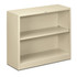 HNI CORPORATION S30ABC-L HON Brigade Steel Bookcase, 2 Shelves, Putty