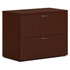 HNI CORPORATION HONLLF3620L2LT1 HON MOD Desk 36inW x 20inD Lateral 2-Drawer File Cabinet With Removable Top, Mahogany