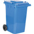 Vestil TH-95-BLU 95 Gal Rectangle Blue Trash Can