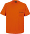 Reflective Apparel Factory 100BORMDWRBK01 Work Shirt: High-Visibility, Medium, Polyester, Orange, 1 Pocket